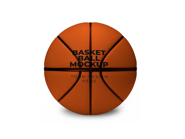 Basketball Mockup Template Isolated PSD