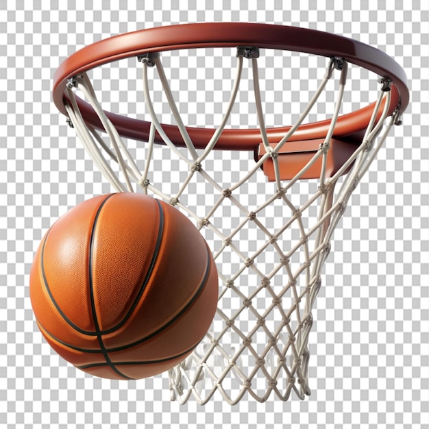 basketball ring score on transparent background