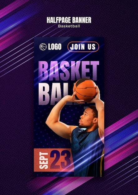 Basketball template design