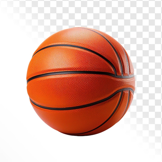 A basketball on transparency background