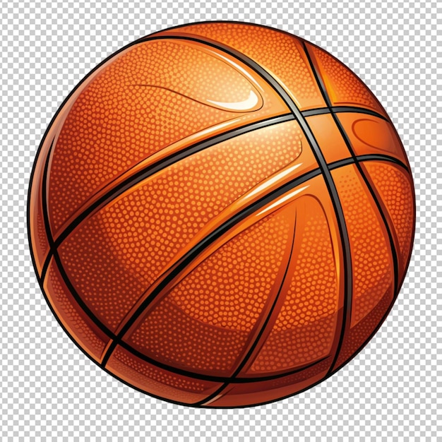 PSD basketball on transparent background