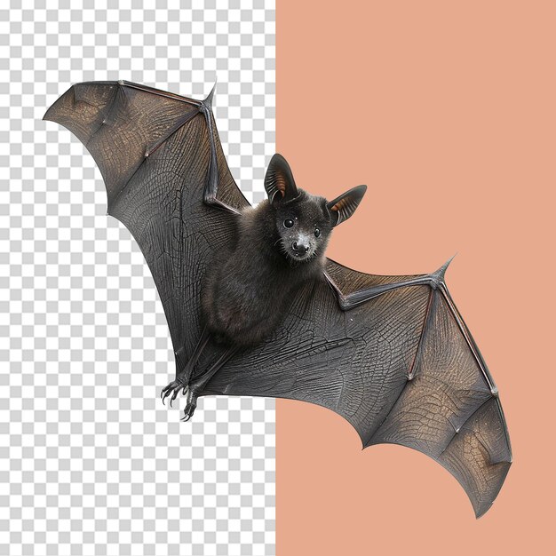 PSD bat png isolated on transparent background