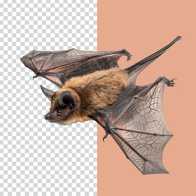 PSD bat png isolated on transparent background