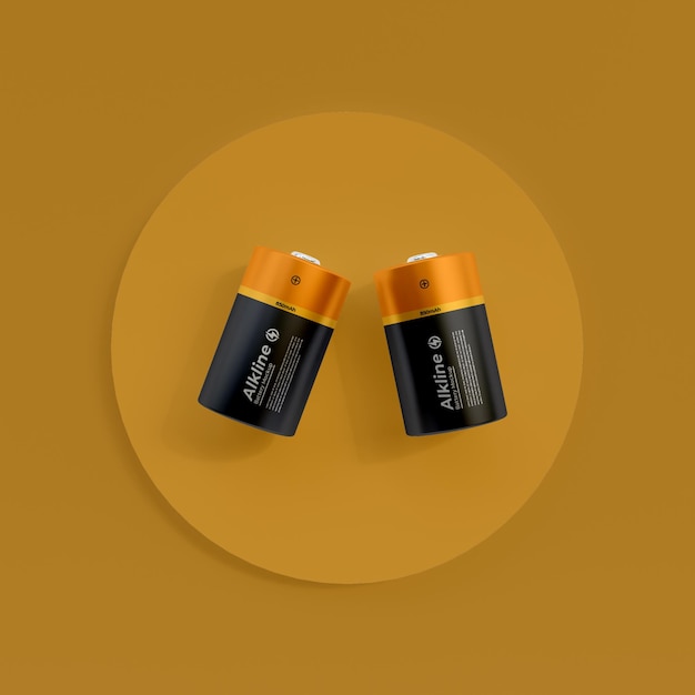 Battery Mockup PSD