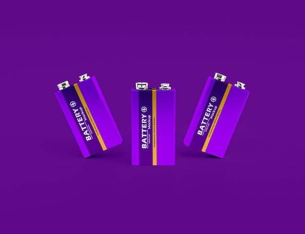 Battery Mockup PSD