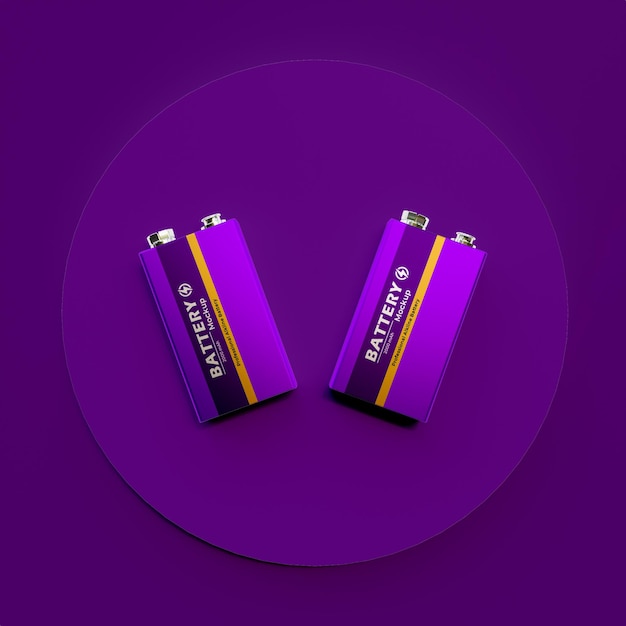 Battery Mockup PSD