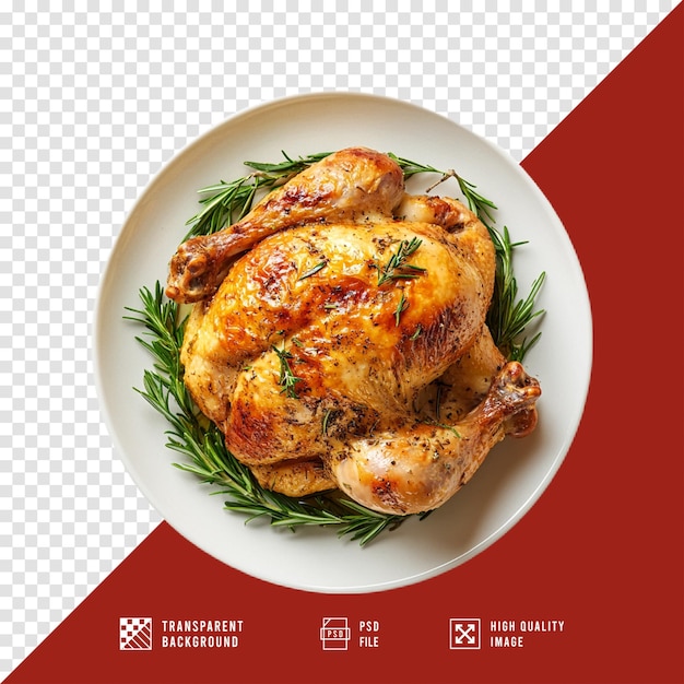 PSD bbq chicken without background hd quality