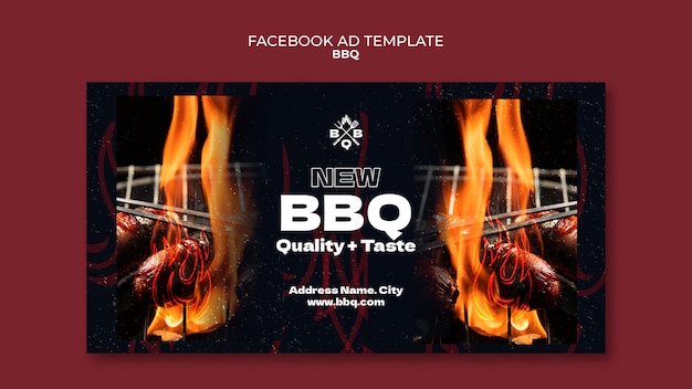 PSD bbq template design