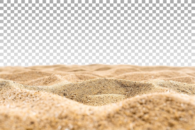 Beach Sand on Transparent Isolated Image