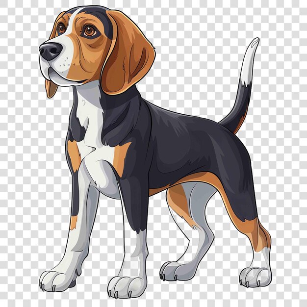 beagle transparent background watercolor cliparton transparent background