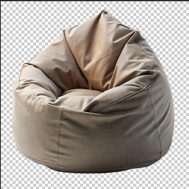 bean bag chair on white background