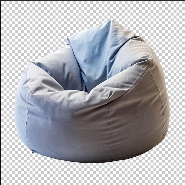 bean bag chair on white background