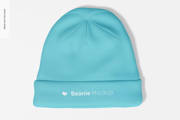 Beanie Mockup, Top View