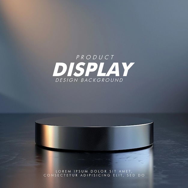 Beautiful Of 3d Realistic Of Empty podium mockup stage realistic for Product Showcase