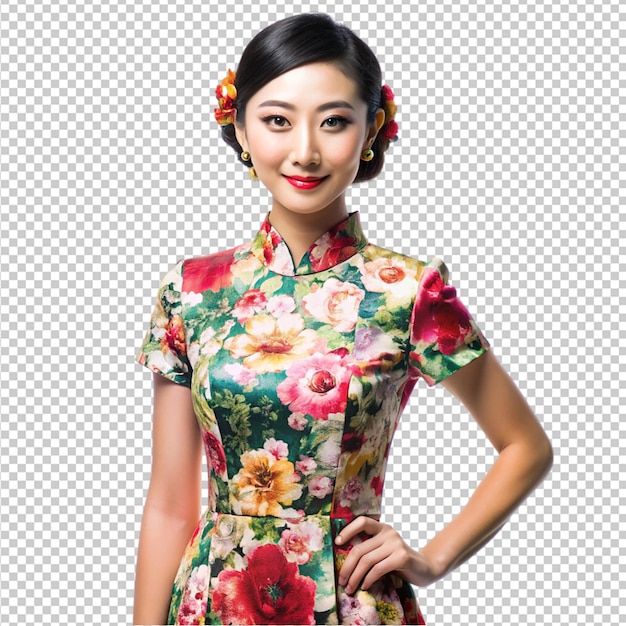 PSD beautiful asian woman in traditional japanese kimono