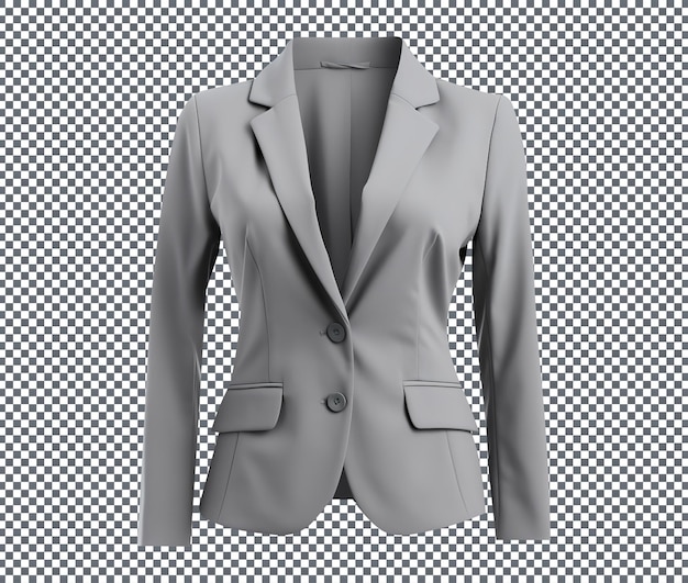 PSD beautiful bleisure blazer isolated on transparent background