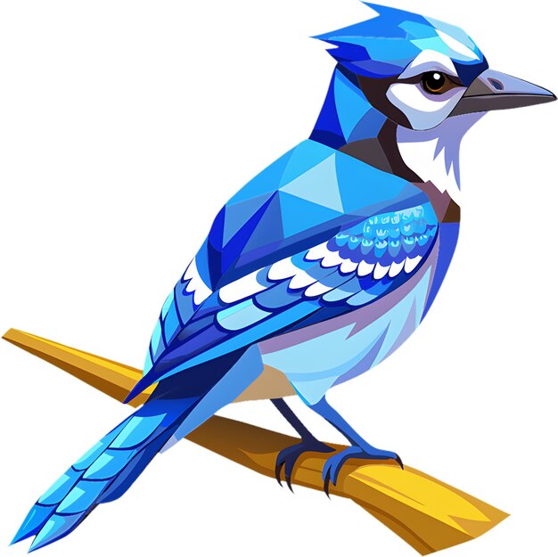 Beautiful Blue Jay Bird Clipart for Nature Illustrations