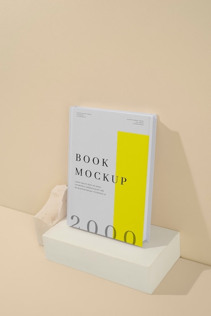 PSD beautiful book cover mockup