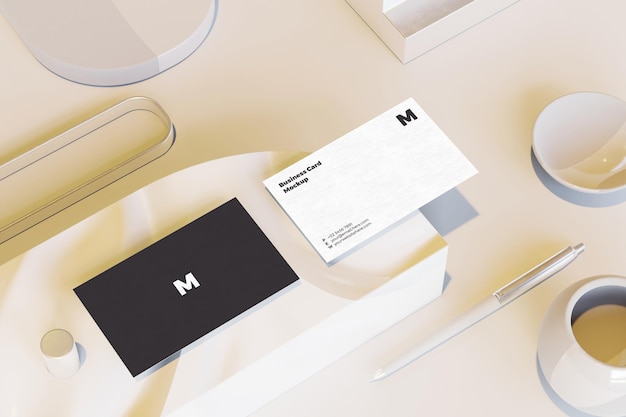 Beautiful business card mockup design