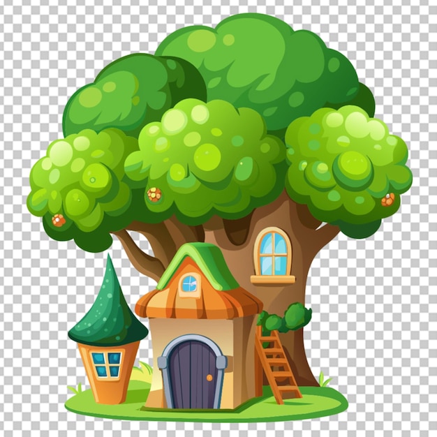 beautiful cartoon house broccoli house