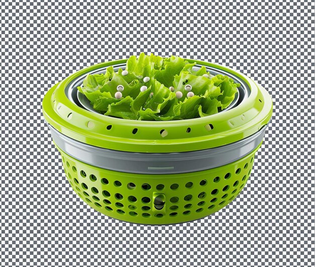 Beautiful Collapsible Salad Spinner isolated on transparent background