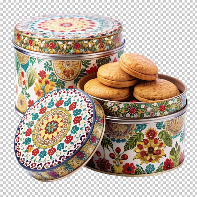 PSD beautiful cookie tins