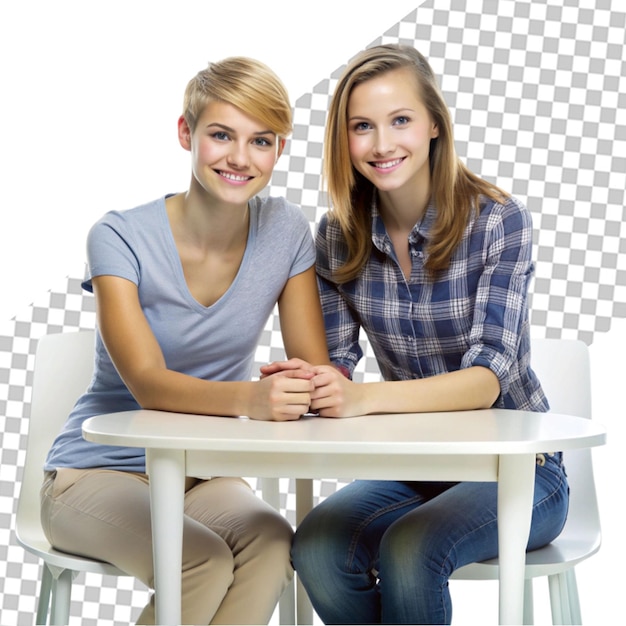 Beautiful couple on chairs