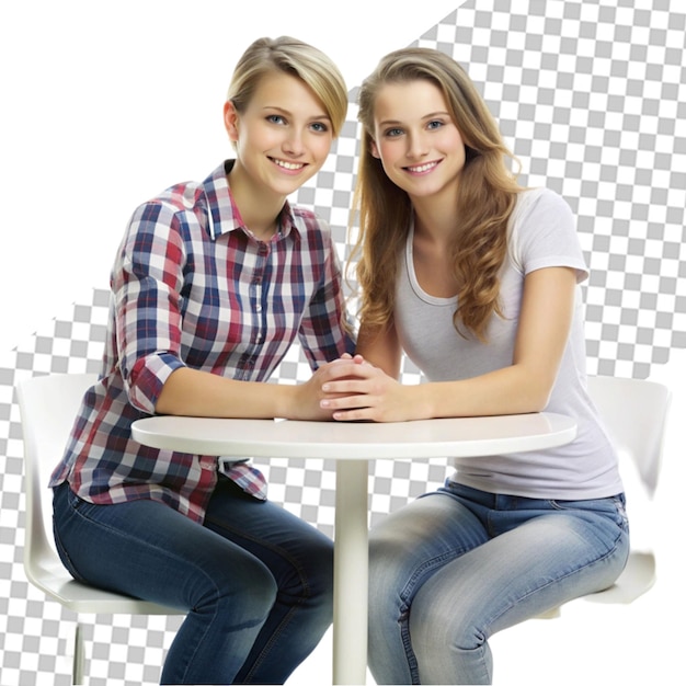 Beautiful couple on chairs