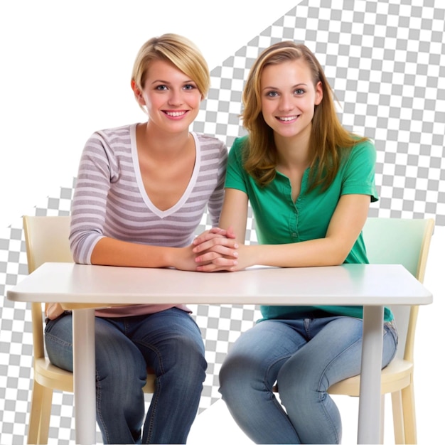 Beautiful couple on chairs