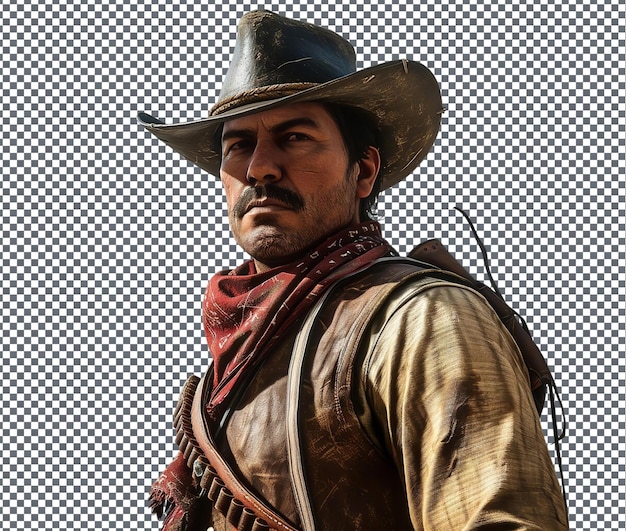 Beautiful Dead Redemption isolated on transparent background