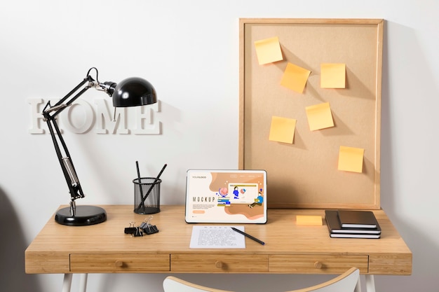 Beautiful desk concept mock-up