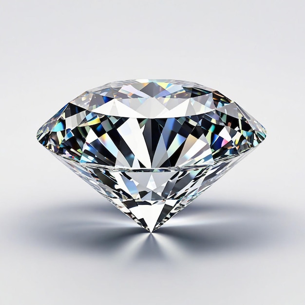 Beautiful diamond isolated on transparent background