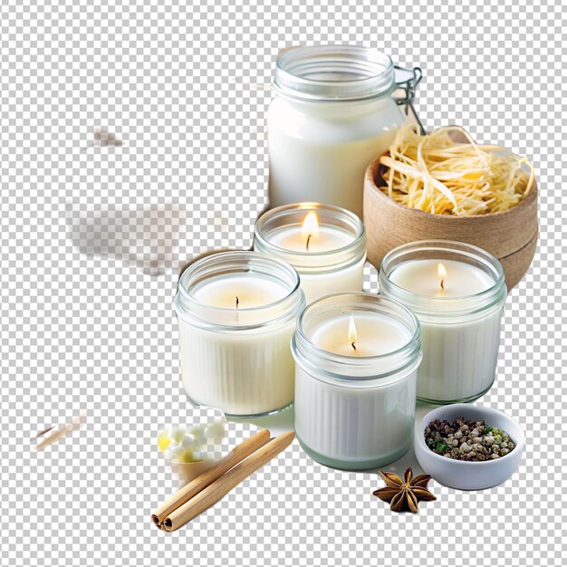 PSD beautiful diy candle making kit