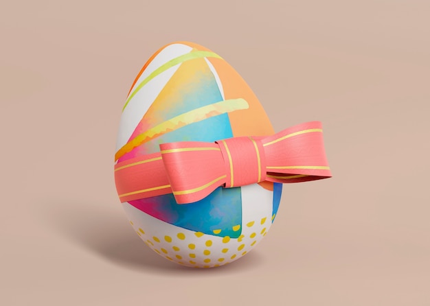 Beautiful easter concept mock-up