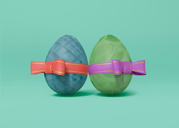 Beautiful easter concept mock-up