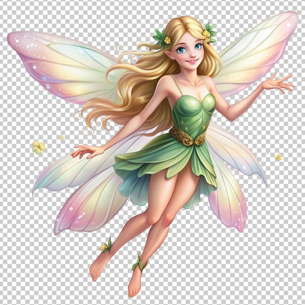 beautiful fairy flying illustration