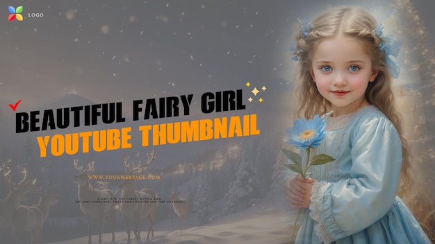 Beautiful Fairy Girl Youtube Thumbnail