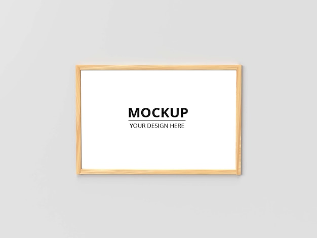 Beautiful frame mockup concept