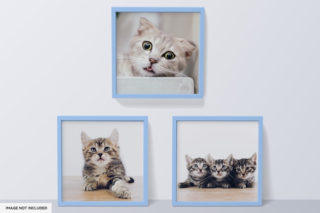 Beautiful frame photo mockup design