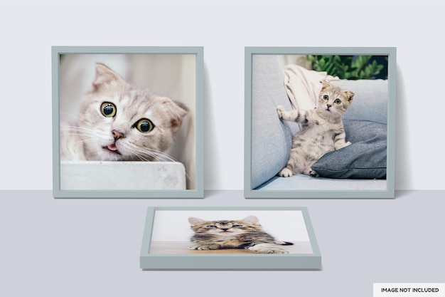 Beautiful frame photo mockup design