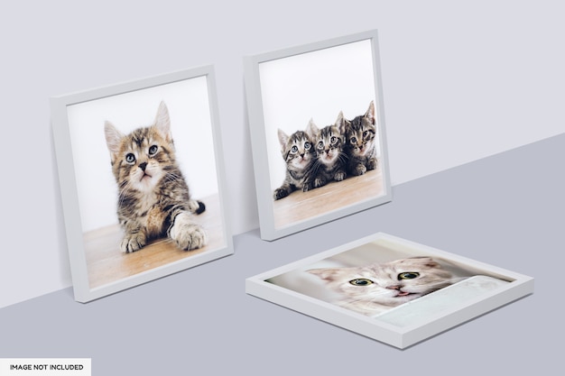 Beautiful frame photo mockup design