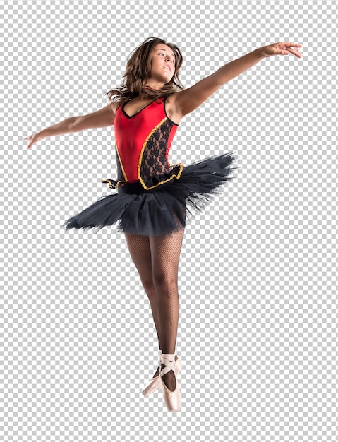 PSD beautiful girl ballerina dancer