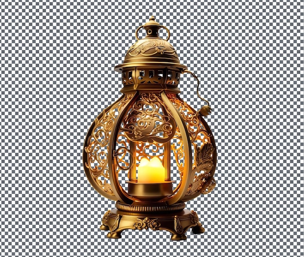 Beautiful Golden Lantern Serenade isolated on transparent background