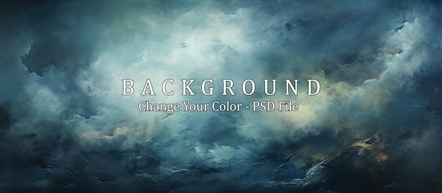 PSD beautiful grunge grey blue background