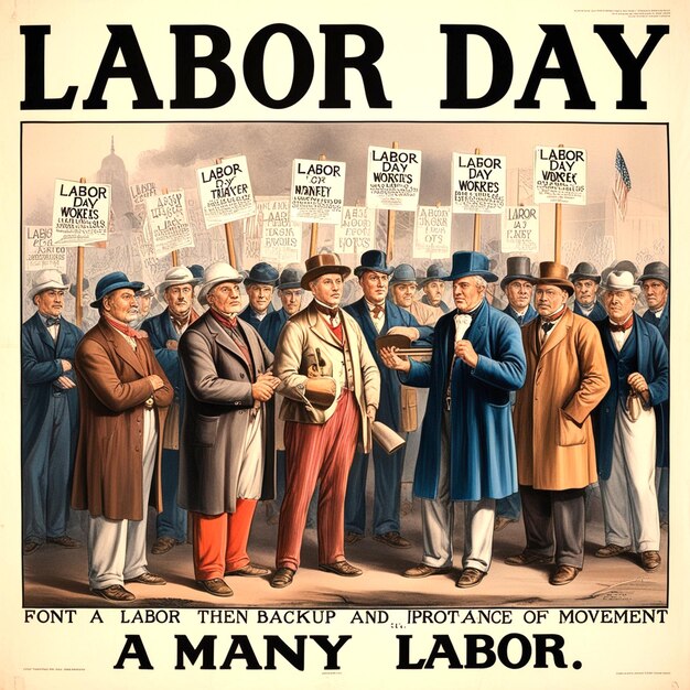 PSD beautiful image is generated for happy labour day