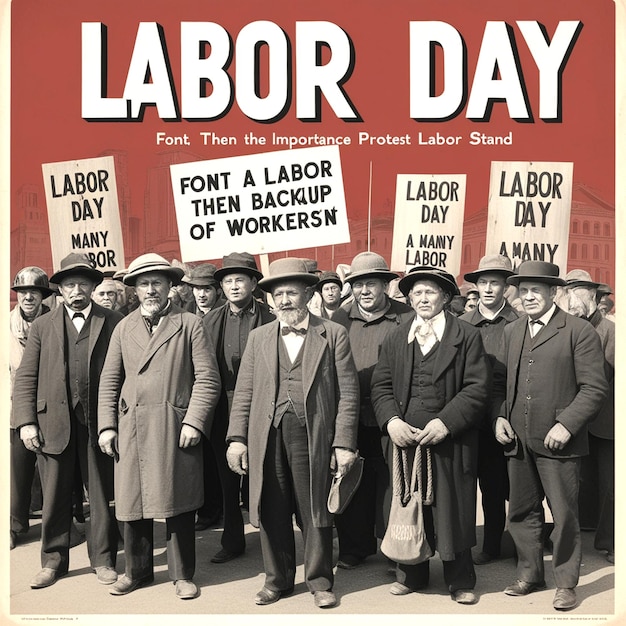 PSD beautiful image is generated for happy labour day