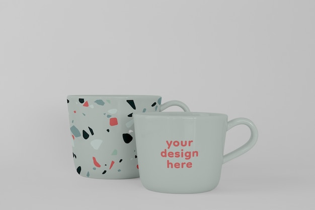 Beautiful mug mockup