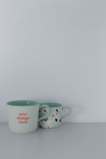 Beautiful mug mockup