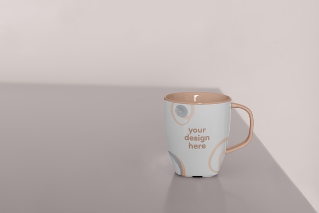 Beautiful mug mockup