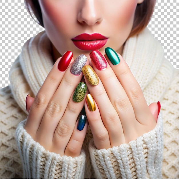 PSD beautiful nail art design